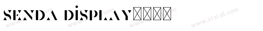 Senda Display字体转换